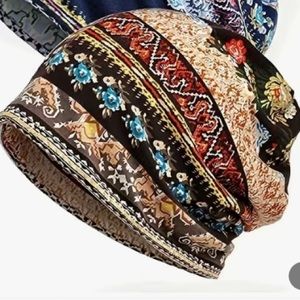 Vintage looking Boho Beanie/Headband - unisex